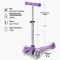 Самокат MICRO Mini Deluxe Fairy Glitter LED пурпурный 3 колеса до 50 кг свет, арт. MMD207