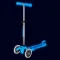 Самокат MICRO Mini Deluxe Glow LED арктичний синій до 50 кг 3 колеса світло, арт. MMD215