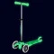 Самокат MICRO серії ї "Mini Deluxe Glow LED" - ЛІДЯНИЙ ЛАЙМ (до 50 kg, 3-х колісний, світло)