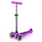 Самокат MICRO Mini Deluxe Glow LED морозний рожевий до 50 кг 3 колеса світло, арт. MMD217