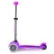 Самокат MICRO Mini Deluxe Glow LED морозний рожевий до 50 кг 3 колеса світло, арт. MMD217