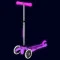 Самокат MICRO Mini Deluxe Glow LED морозний рожевий до 50 кг 3 колеса світло, арт. MMD217