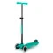Самокат MICRO Maxi Deluxe Glow LED желейний зелений до 50 кг 3 колеса світло, арт. MMD365