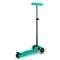 Самокат MICRO Maxi Deluxe Glow LED желейний зелений до 50 кг 3 колеса світло, арт. MMD365