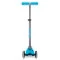 Самокат MICRO Maxi Deluxe Glow LED синій кристал до 50 кг 3 колеса світло, арт. MMD366
