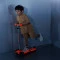Самокат MICRO Maxi Deluxe Glow LED червона аура до 50 кг 3 колеса світло, арт. MMD368