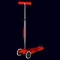 Самокат MICRO Maxi Deluxe Glow LED червона аура до 50 кг 3 колеса світло, арт. MMD368