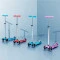 Самокат MICRO Maxi Deluxe Glow LED червона аура до 50 кг 3 колеса світло, арт. MMD368