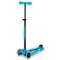 Самокат MICRO Maxi Deluxe Glow LED Plus синій кристал до 50 кг 3 колеса світло, арт. MMD377