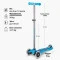 Самокат MICRO Maxi Deluxe Glow LED Plus синій кристал до 50 кг 3 колеса світло, арт. MMD377