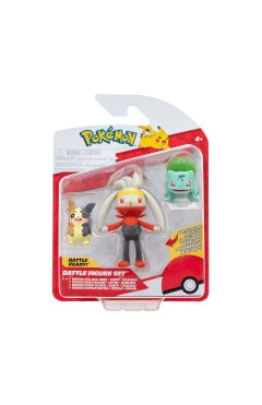 Набор игровых фигурок POKEMON W18 - морпеко, бульбазавр, рабут, арт. PKW3055