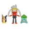 Набор игровых фигурок POKEMON W18 - морпеко, бульбазавр, рабут, арт. PKW3055