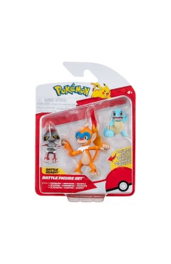 Набір ігрових фігурок POKEMON W18 - поньярд, сквиртл, монферно, арт. PKW3058