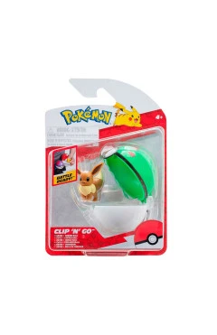Ігровий набір POKEMON W16 - іві в покеболі (ігрова фігурка, покебол), арт. PKW3146