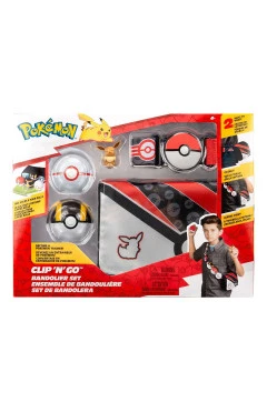 Игровой набор Pokemon W5 - снаряжение тренера Иви: 2 покебола, пояс, фигурка, сумка, арт. PKW3650
