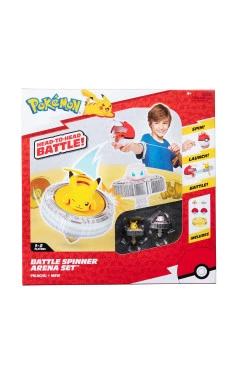 Игровой набор pokemon - двойной батл пикачу и мью (2 спиннера, 2 покебола, арена), арт. PKW4403