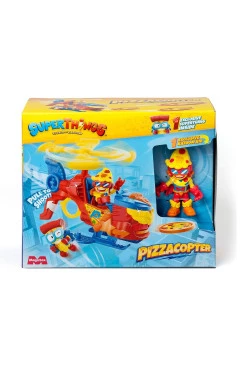 Игровой набор SUPERTHINGS S – ПИЦЦАКОПТЕР (вертолет, Казум-Кид, фигурка), арт. PSTSP118IN120