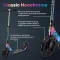 Самокат MICRO серии Classic - неохром (складной, до 100 кг, 2-х колесный), арт. SA0049