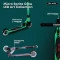 Самокат MICRO Sprite Glow LED Art Collection КОСМОС до 100 кг 2 колеса свет, арт. SA0299