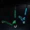 Самокат MICRO Sprite Glow LED Art Collection КОСМОС до 100 кг 2 колеса свет, арт. SA0299
