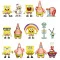 Коллекционная фигурка-сюрприз SpongeBob - губка боб (в дисп., в асс.), арт. SB3D-2025