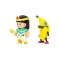Набор коллекционных фигурок STUMBLE GUYS - клеопатра и банан (2 фигурки, 6 cm), арт. SG2015-4