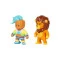 Набор коллекционных фигурок STUMBLE GUYS - велоцит и леонидос (2 фигурки, 6 cm), арт. SG2015-5