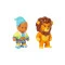 Набор коллекционных фигурок STUMBLE GUYS - велоцит и леонидос (2 фигурки, 6 cm), арт. SG2015-5