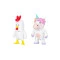 Набор коллекционных фигурок STUMBLE GUYS - цыпленок и спринглс (2 фигурки, 6 cm), арт. SG2015-8