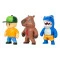 Набор коллекц. фигурок STUMBLE GUYS - МЕГАЛОДОН, МИСТЕР СТАМБЛ, КАПИБАРА (3 фигурки, 6 cm), унисекс, sg2020-1