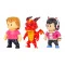 Набор коллекционных фигурок Stumble Guys Оператор Джина, Дракон Инферно, Мисс Стамбл 3 шт 6 см, арт. SG2020-3