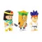 Набор коллекционных фигурок Stumble Guys Сенсей Фаерфист, Клеопатра, Киллер 6 см 3 шт, арт. SG2020-4
