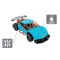 Автомобіль SPEED RACING DRIFT на р/у – red sing (голубий, 1:24), арт. SL-292RHB