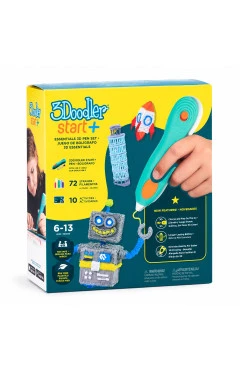 3D-ручка 3Doodler Start Plus для детского творчества с 72 стержнями КРЕАТИВ ПЛЮС, арт. SPLUS EFG