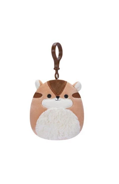 Мягкая игрушка на клипсе SQUISHMALLOWS – бурундук Мелзи (9 cm), арт. SQCP00148