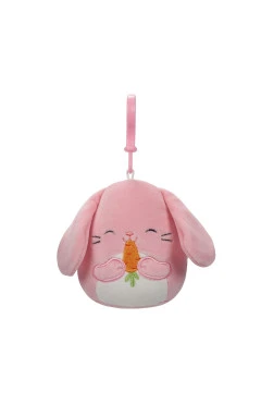 М’яка іграшка на кліпсі SQUISHMALLOWS - зайчик боп (9 cm), арт. SQCP00178