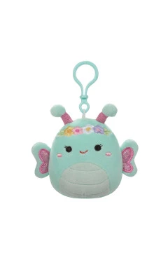 Мягкая игрушка на клипсе SQUISHMALLOWS - бабочка рейна (9 cm), арт. SQCP00181