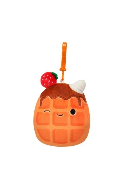 М’яка іграшка на кліпсі SQUISHMALLOWS – вафелька вивер (9 cm), арт. SQCP00219
