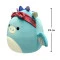 М’яка іграшка SQUISHMALLOWS – дракон у бандані (19 cm), арт. SQCR04125
