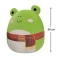 Мягкая игрушка SQUISHMALLOWS – жаба венди в шарфе (30 cm), арт. SQCR04157