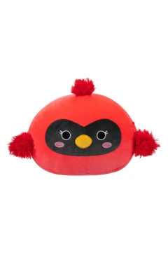 М’яка іграшка SQUISHMALLOWS – червоний кардинал (30 cm), арт. SQCR04194