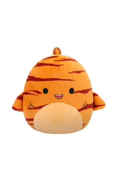 М'яка іграшка SQUISHMALLOWS – ТИГРОВА АКУЛА ДЖАГГЕР (19 cm)