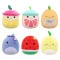 Мягкая игрушка-сюрприз SQUISHMALLOWS – веселые фруктки (13 см), арт. SQCR07568