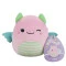 Мягкая игрушка SQUISHMALLOWS - розовый дино (13 cm), арт. SQER01180