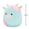 Мягкая игрушка SQUISHMALLOWS - мятная пастельная коровка (19 cm), арт. SQER01209