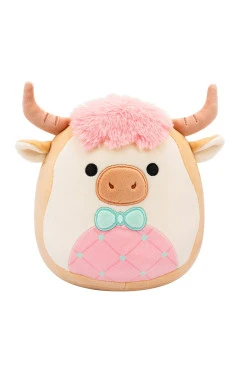 Мягкая игрушка SQUISHMALLOWS - коровка Самсон (19 cm), арт. SQER01229