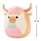 Мягкая игрушка SQUISHMALLOWS - коровка Самсон (19 cm), арт. SQER01229