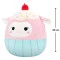 М’яка іграшка SQUISHMALLOWS – ягня Лала в костюмі (30 cm), арт. SQER01265