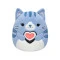М’яка іграшка SQUISHMALLOWS – кошеня харизма (19 cm), арт. SQVA00860