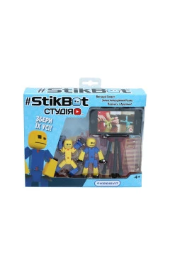 Ігровий набір для анімаційної творчості STIKBOT – студія (2 фігурки, штатив), арт. TST615_UAKD